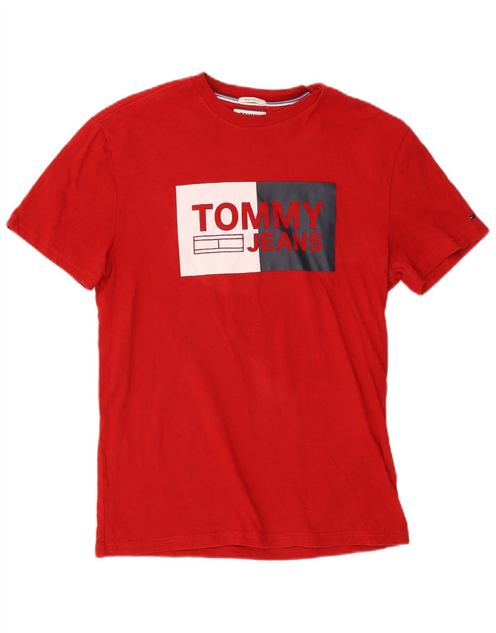 Tommy Hilfiger Ανδρικό T-Shirt Regular Fit Top Small Red