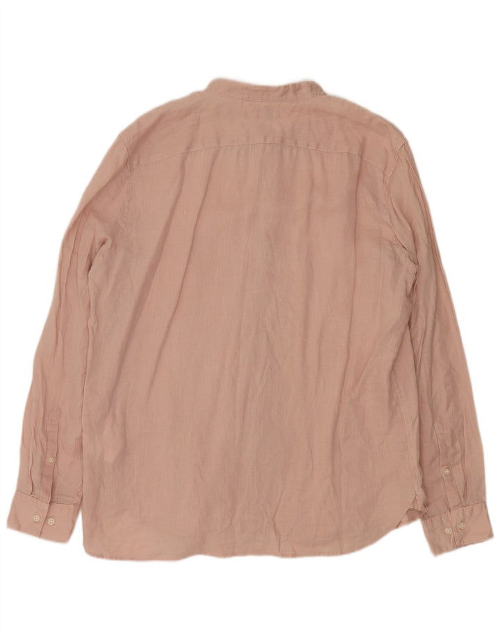 Ανδρικό πουκάμισο Timberland Slim Fit XL Ροζ Λινό