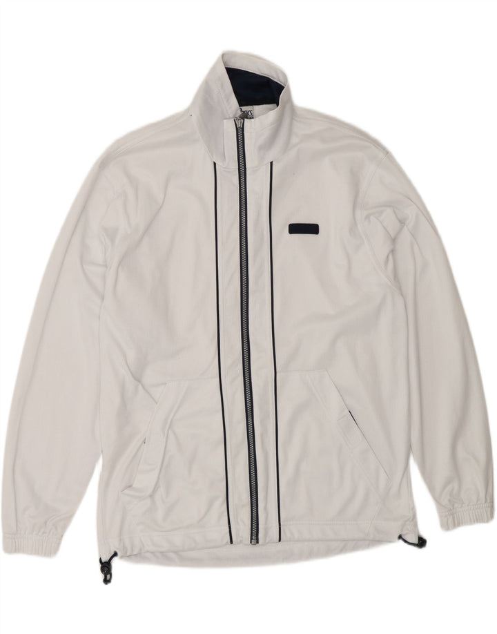 Ανδρική αθλητική φόρμα ASICS Loose Fit Top Jacket XS Λευκός Πολυεστέρας