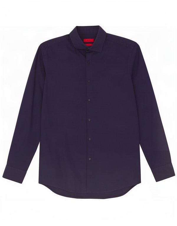 Ανδρικό πουκάμισο Hugo Boss Slim Fit Μέγεθος 42 16 1/2 Large Navy Blue βαμβακερό