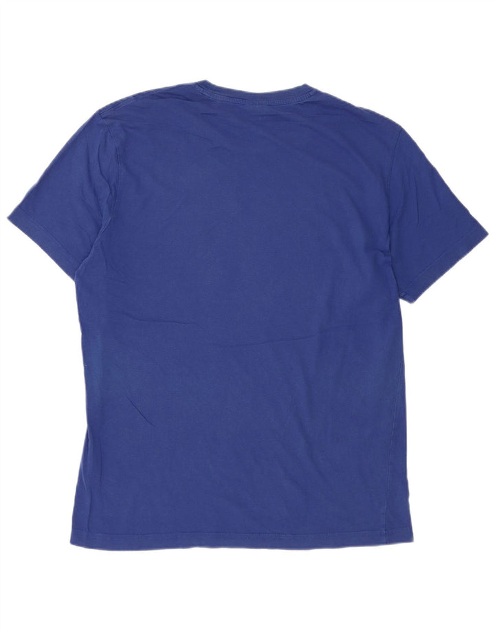 Ανδρικό γραφικό T-Shirt Champion Top από μεσαίο μπλε βαμβακερό