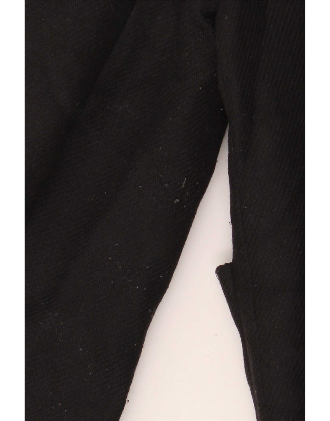 Zara Γυναικείο Πανωφόρι με Κουκούλα UK 10 Small Black Wool