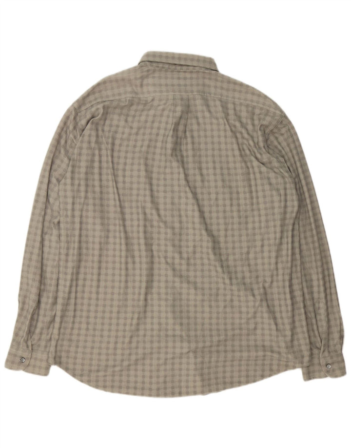 Aesse Ανδρικό πουκάμισο 2XL Γκρι Gingham