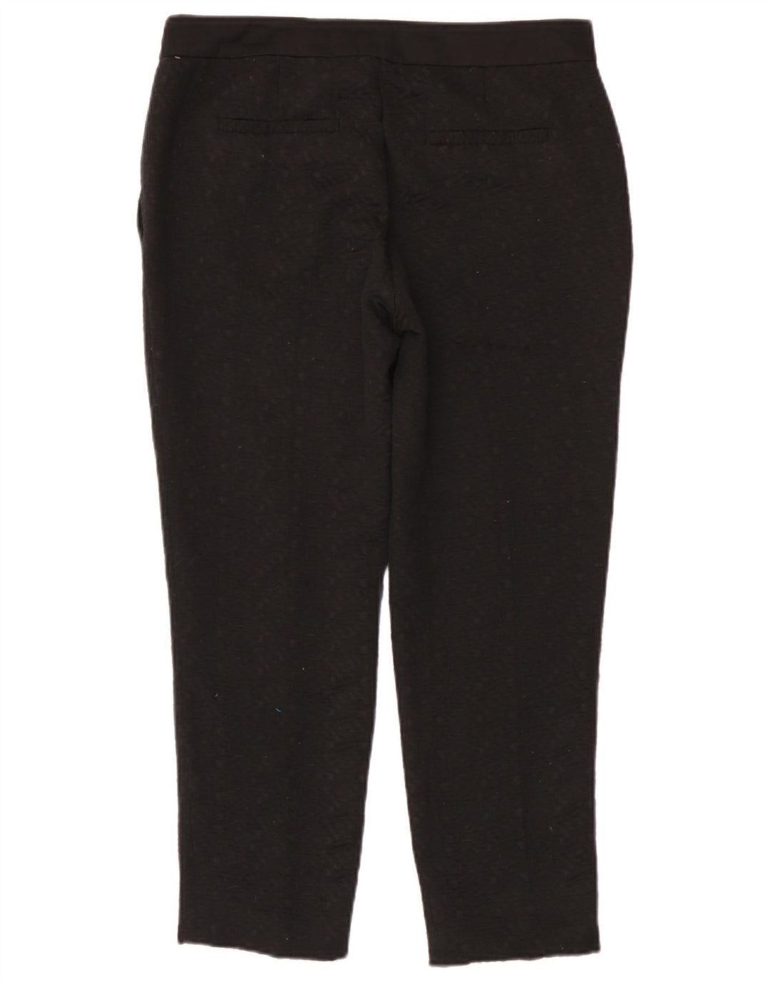 Zara Γυναικείο Slim Cropped Παντελόνι Medium W28 L25 Μαύρο με στίγματα πολυεστέρα