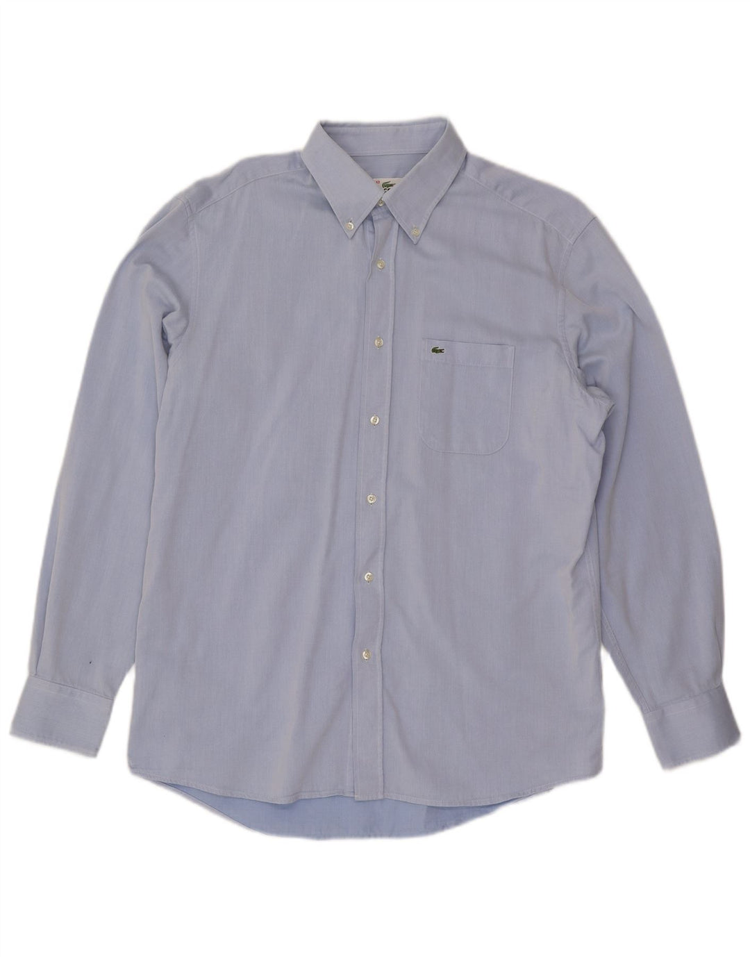 Ανδρικό πουκάμισο LACOSTE Regular Fit Μέγεθος 43 Μεγάλο Μπλε Βαμβακερό