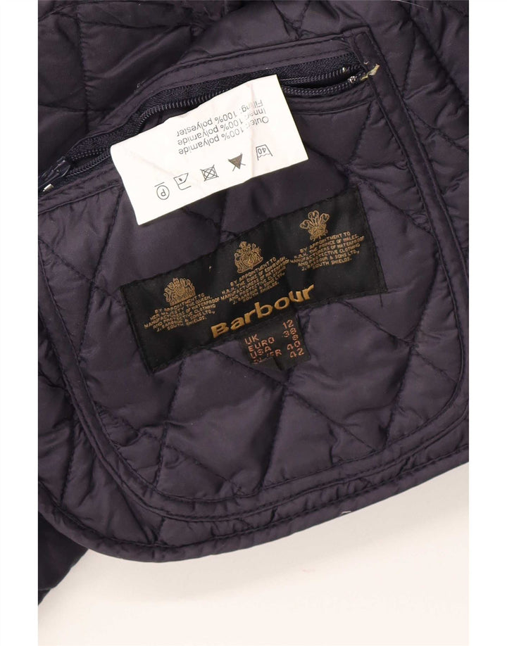 Γυναικείο καπιτονέ μπουφάν Barbour UK 12 Medium Navy Blue Polyester