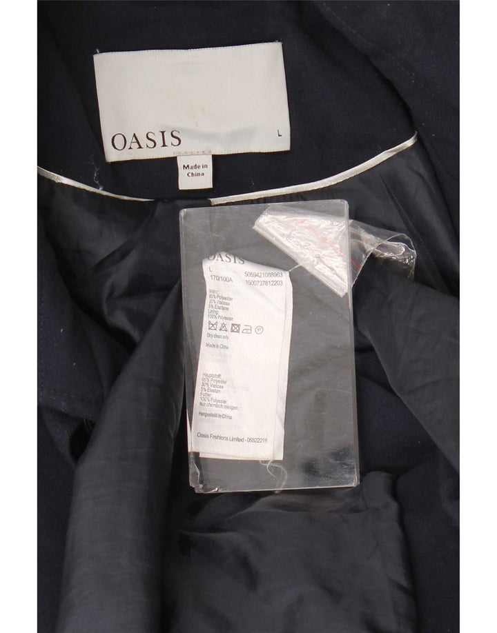 Γυναικεία καμπαρντίνα Oasis UK 16 Large Navy Blue Polyester