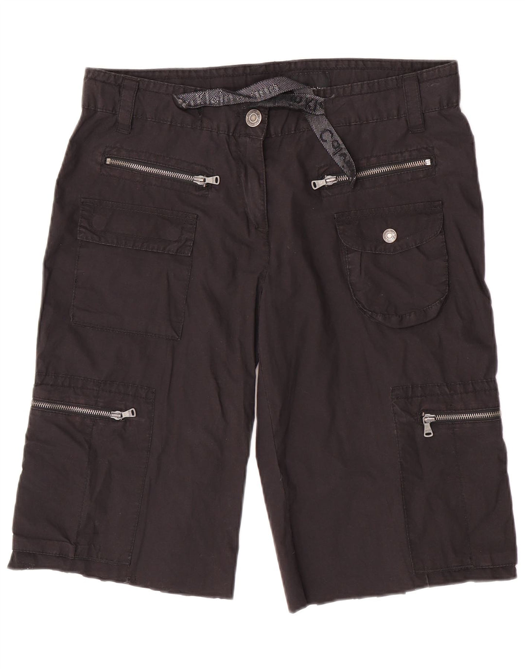 Calvin Klein Jeans Γυναικείο σορτς Cargo W32 Μεσαίο μαύρο βαμβακερό