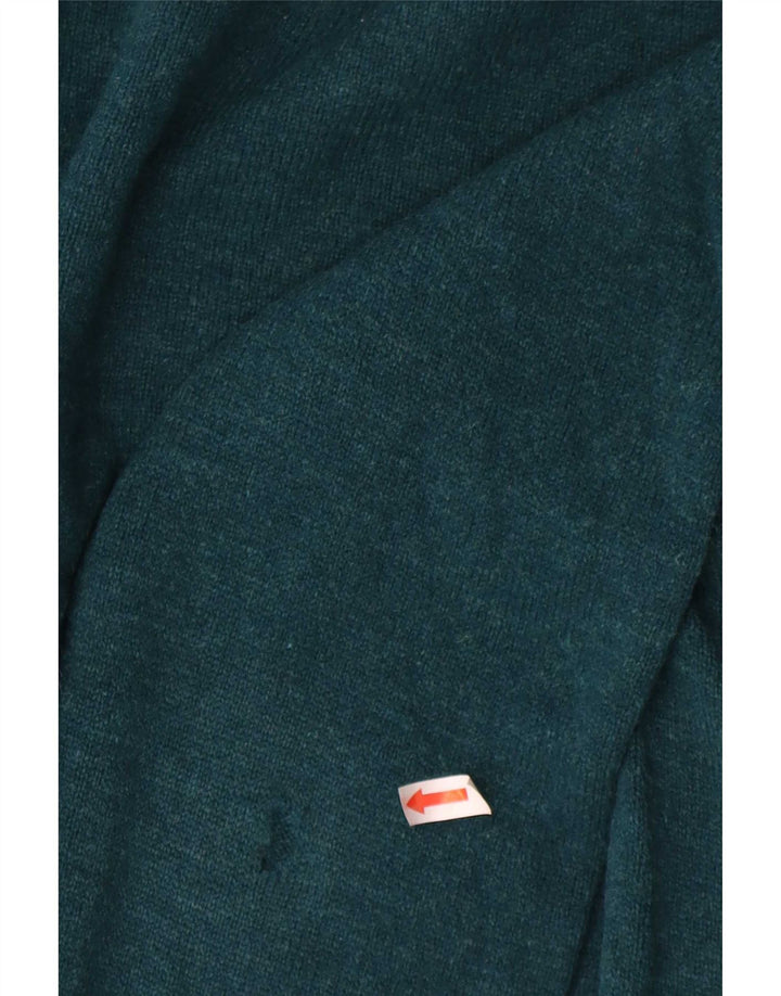 Ανδρικό πουλόβερ Marks & Spencer Crew Neck Jumper XL Πράσινο Lambswool