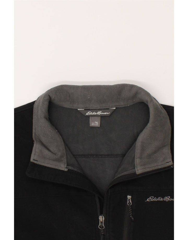 EDDIE BAUER Mens Windbreaker Jacket UK 42 XL Black Polyester Vintage Eddie Bauer and Second-Hand Eddie Bauer from Messina Hembry 