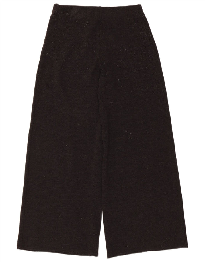 Zara Γυναικείο φαρδύ παντελόνι Casual Medium W28 L28 Μαύρο Πολυεστέρας