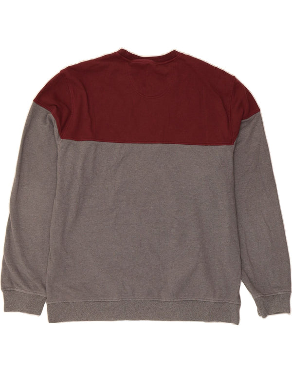 Ανδρικό φούτερ IZOD Stretch Jumper 2XL Grey Colourblock Polyester