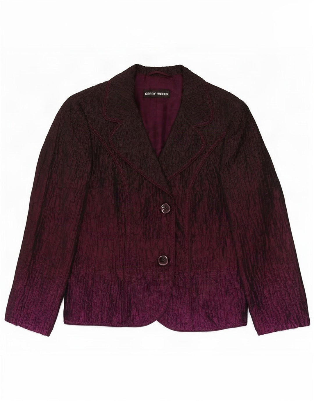 Gerry Weber Γυναικείο σακάκι 2 κουμπιών UK 12 Medium Purple Polyester
