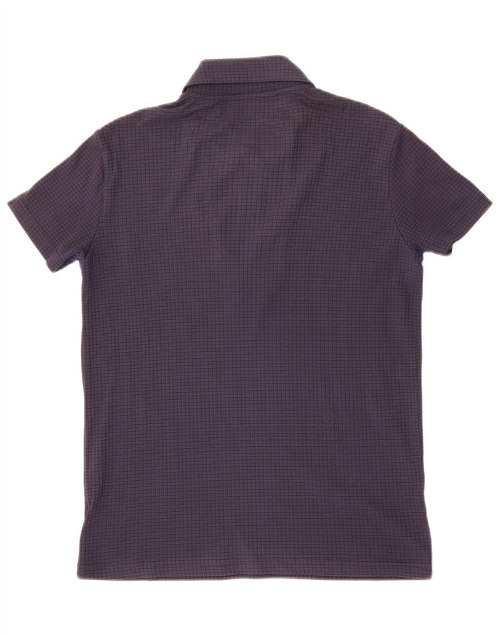 Armani Junior Boys μπλουζάκι Polo με φερμουάρ 5-6 ετών Navy Blue Polyamide