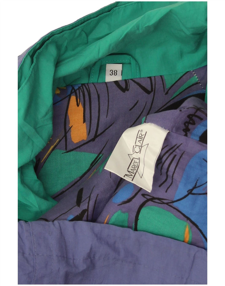 Marcel Clair Γυναικείο μπουφάν βροχής υπερμεγέθη EU 38 Medium Blue Polyamide