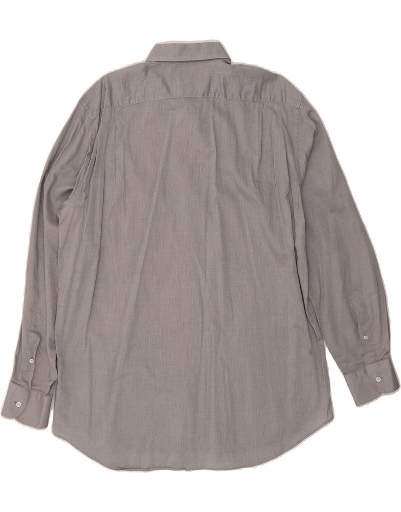 LANVIN Mens Shirt Size 43 17 XL Grey Cotton Vintage Lanvin and Second-Hand Lanvin from Messina Hembry 