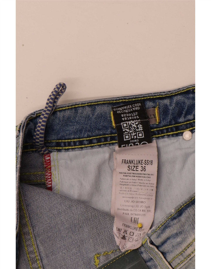 Liu Jo Mens Slim Jeans W32 L32 Μπλε βαμβακερό