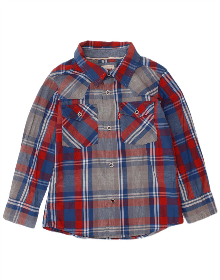 Μπλουζάκι Levi's Boys 3-4 Years XS Πολύχρωμο βαμβακερό καρό