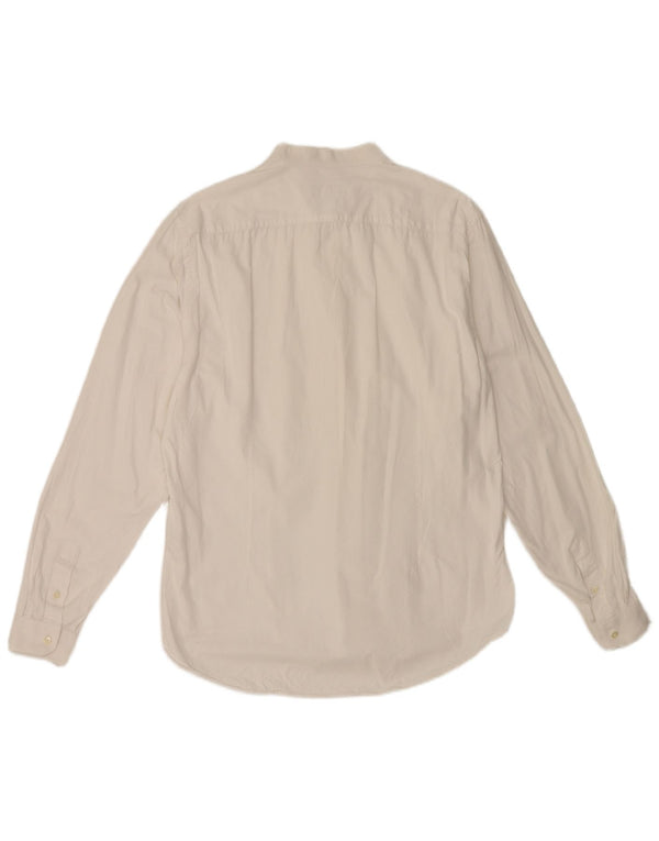 Ανδρικό πουκάμισο Zara Slim Fit XL Λευκό βαμβακερό