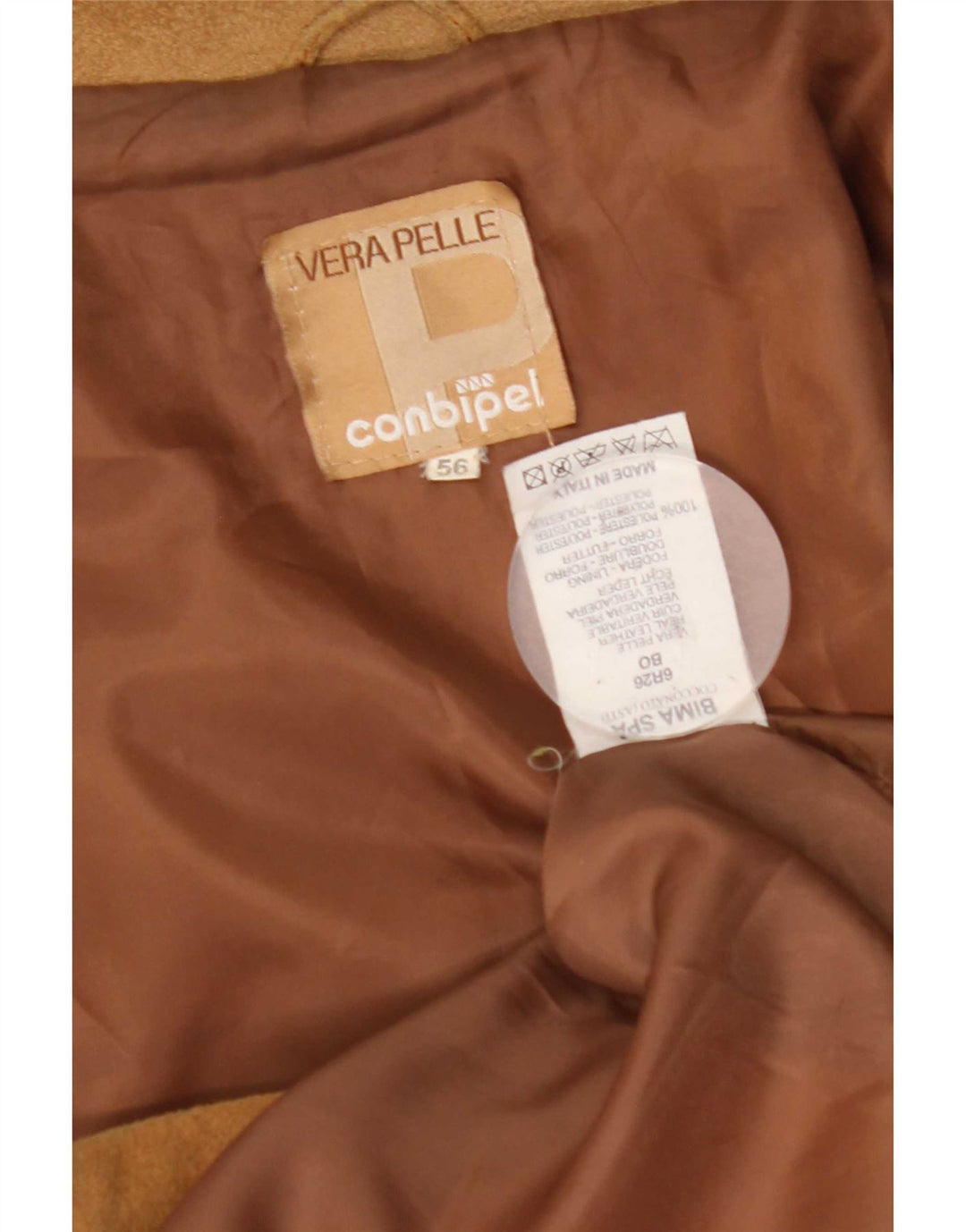 Ανδρικό Suede Jacket Conbipel IT 56 2XL Beige Leather