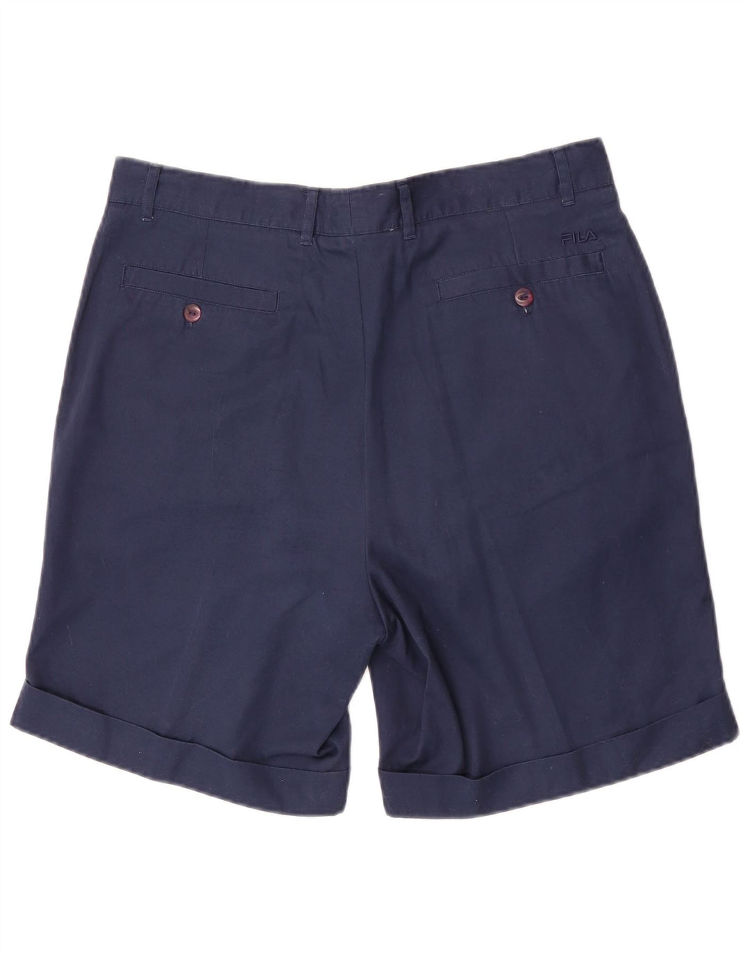 Fila Γυναικείο Σορτς Chino W34 Μεγάλο Βαμβακερό Ναυτικό Μπλε