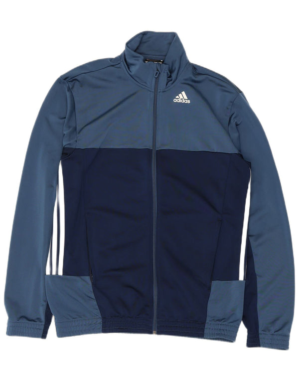 Ανδρική φόρμα γυμναστικής Adidas Top Jacket UK 40/42 Medium Blue Colourblock