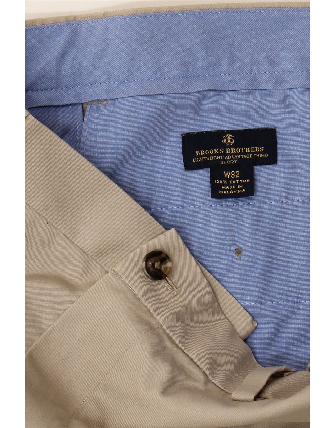 Ανδρικό σορτς Chino Brooks Brothers W32 Βαμβακερό μεσαίο μπεζ