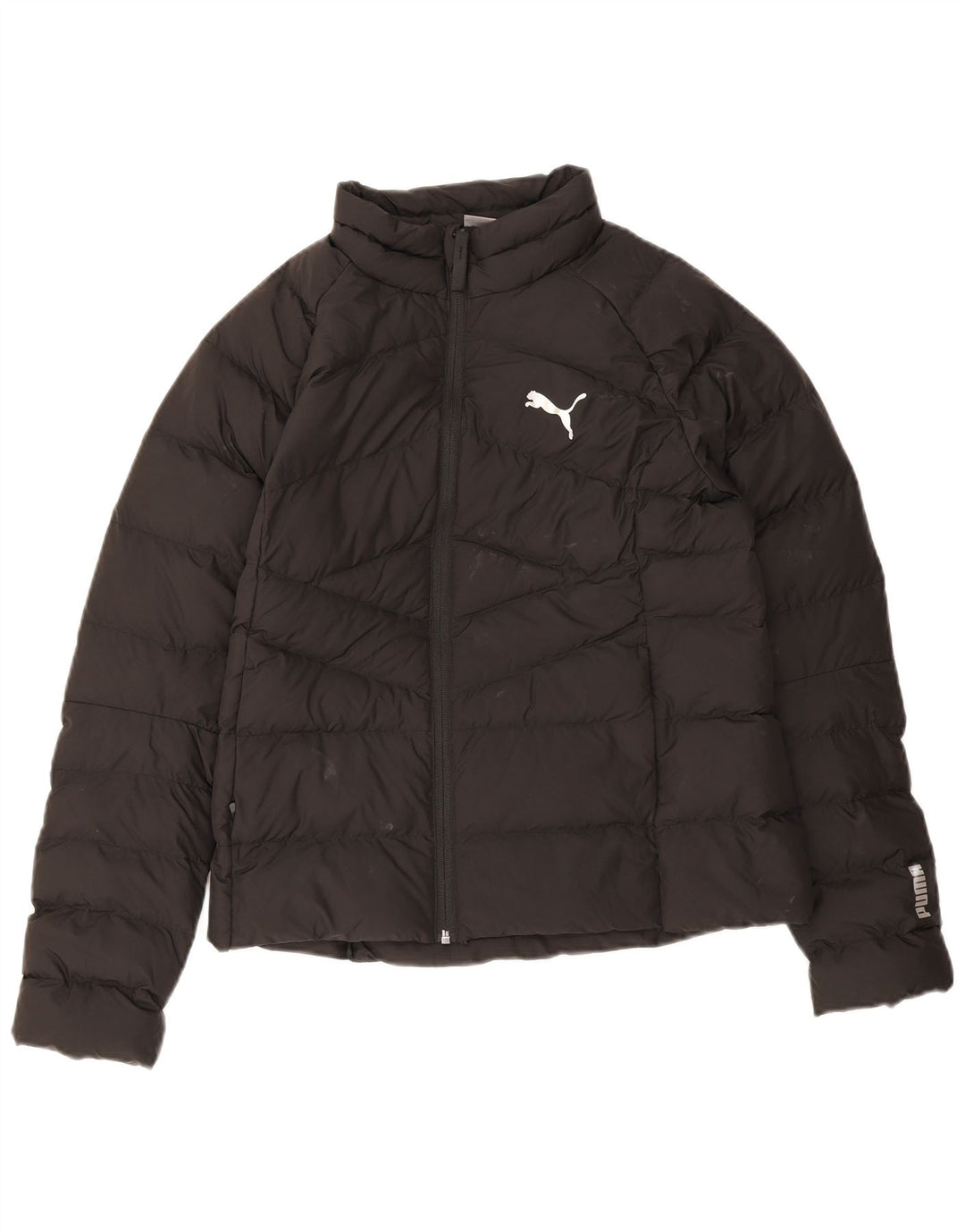 Puma Γυναικείο μπουφάν με επένδυση UK 14 Μεσαίου Μαύρου Πολυεστέρα