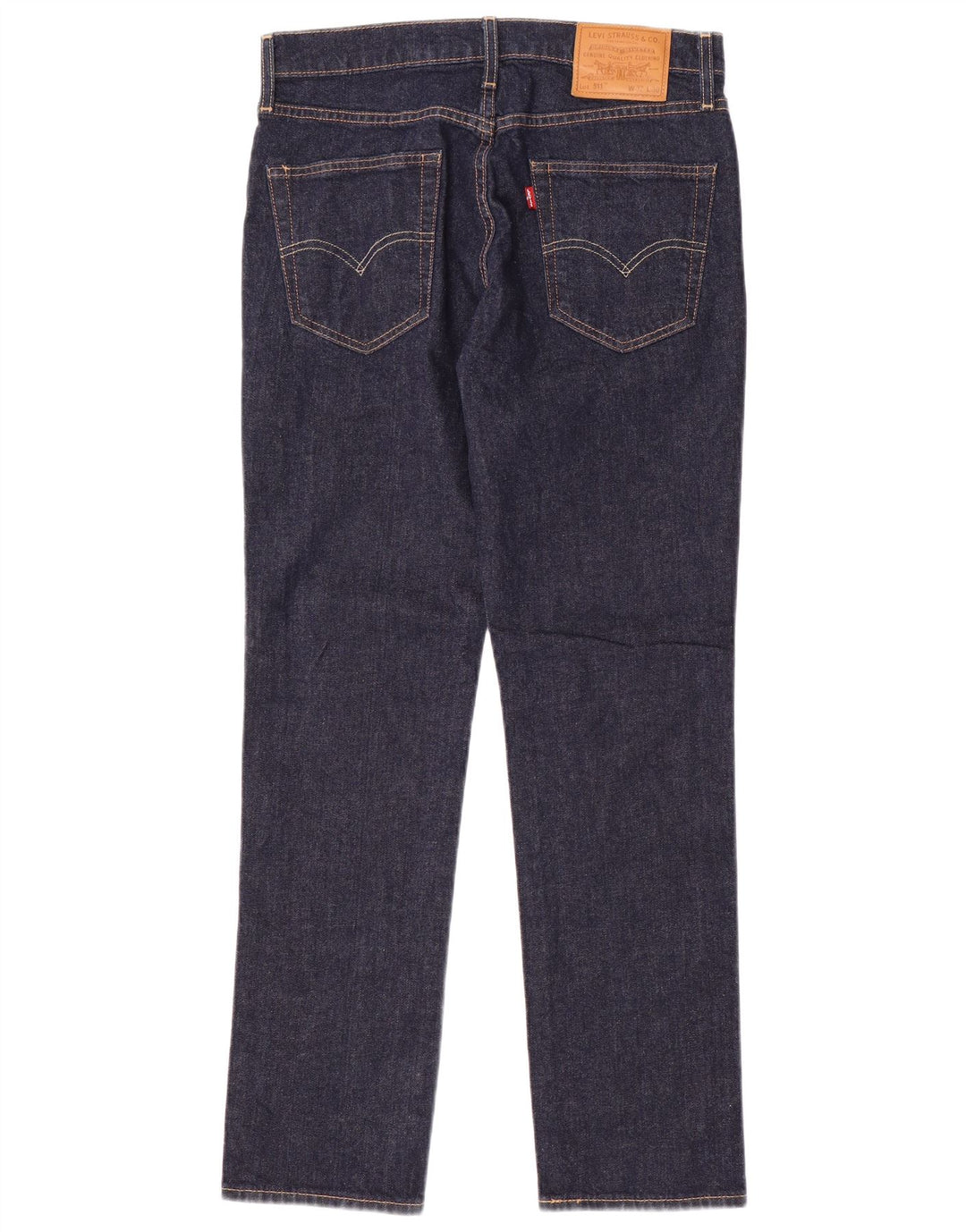 Levi's Mens 511 Slim Jeans W32 L30 Navy Blue Cotton