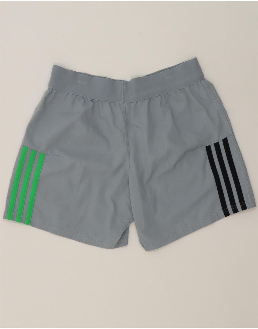 ADIDAS Womens Sport Shorts UK 10 Small Grey Polyester Vintage Adidas and Second-Hand Adidas from Messina Hembry 
