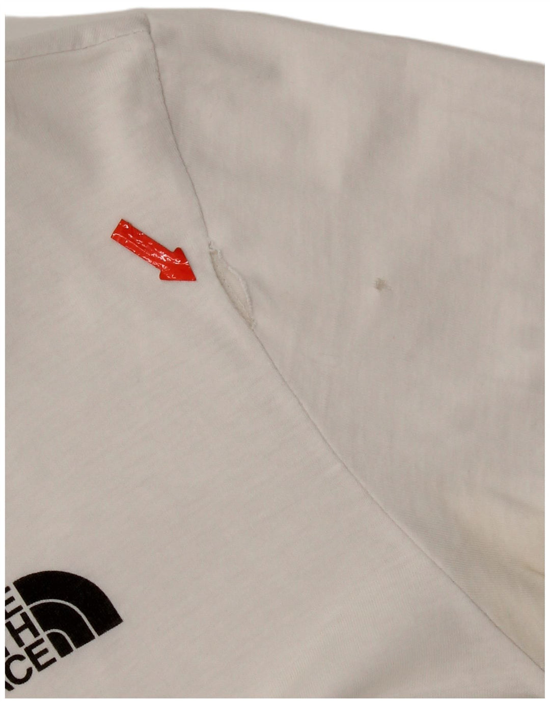 Γυναικείο T-Shirt North Face Top από μεσαίο λευκό βαμβακερό