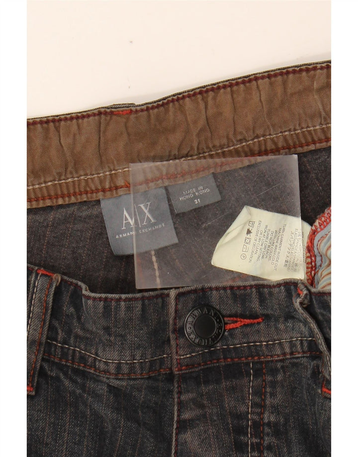 ARMANI EXCHANGE Mens Straight Jeans W31 L32 Blue Cotton