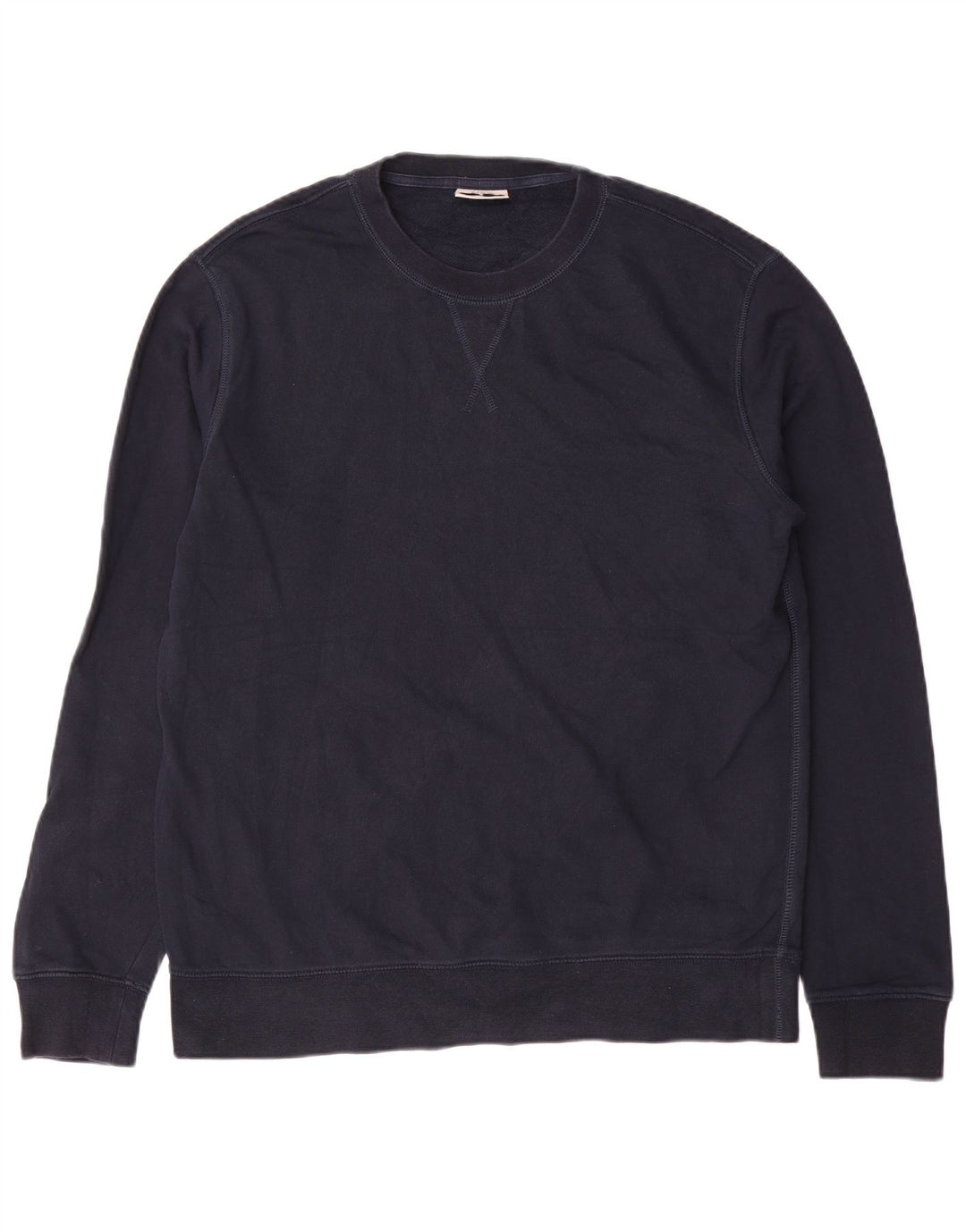 Ανδρική φούτερ Marks & Spencer Jumper Large Navy Blue Cotton