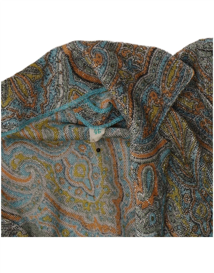 Vintage Γυναικείο Πουκάμισο Μπλούζα IT 46 Large πολύχρωμο Paisley