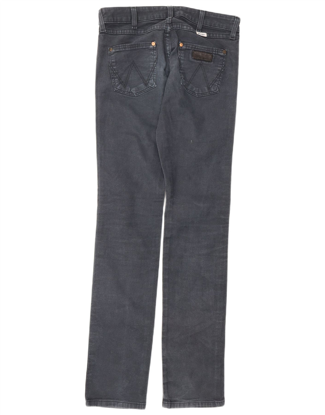 WRANGLER Womens Lia Slim Jeans W27 L34 Grey Cotton