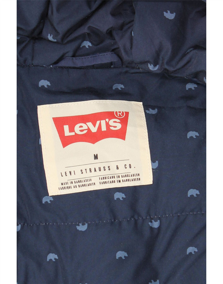 Ανδρικό μπουφάν LEVI'S με κουκούλα UK 38 Medium Navy Blue