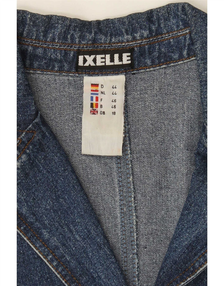 Vintage Γυναικείο Τζιν Παλτό UK 18 XL Μπλε Βαμβακερό