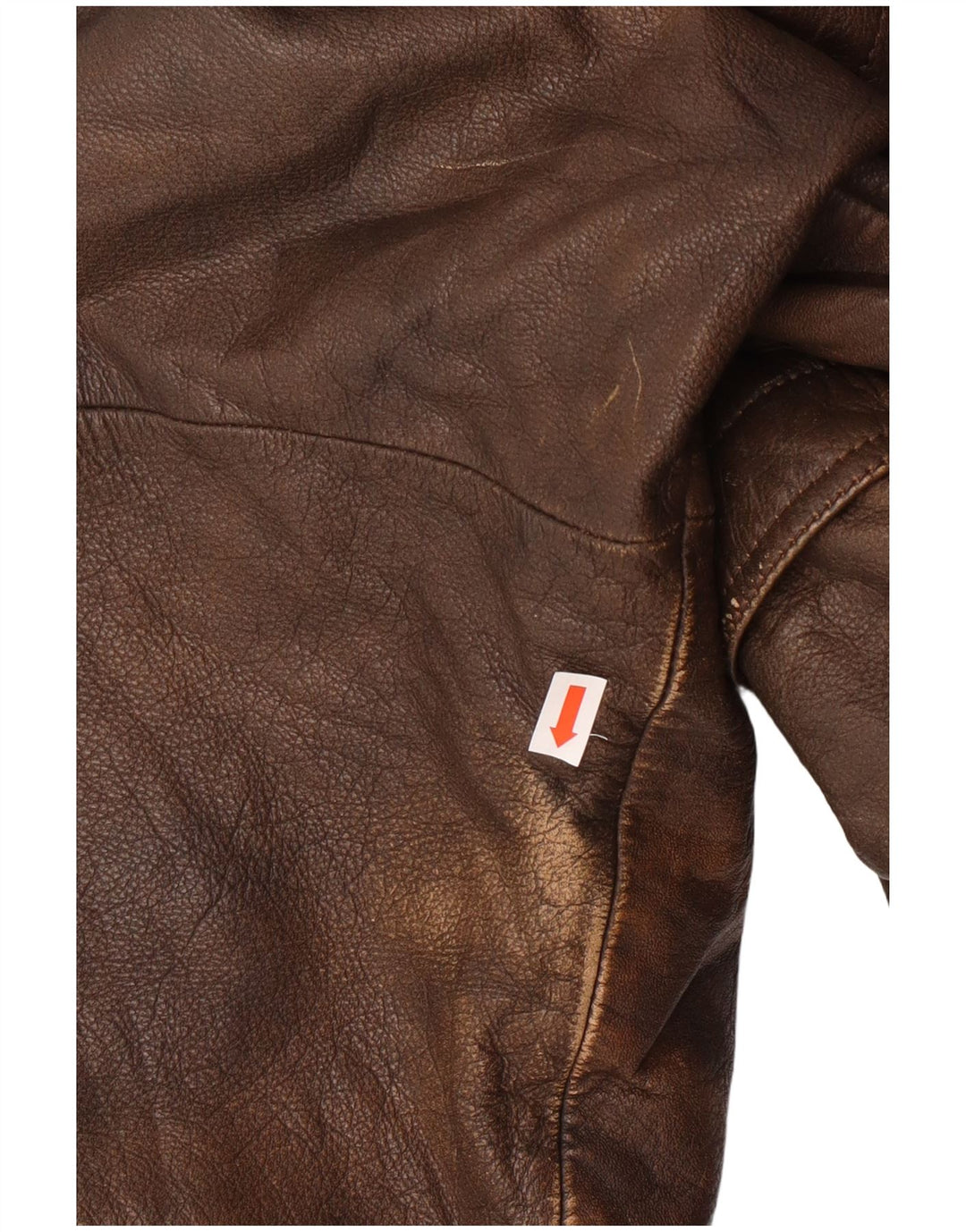 Harajuku Mother Ανδρικό Δερμάτινο Μπουφάν UK 40 Large Brown Δερμάτινο