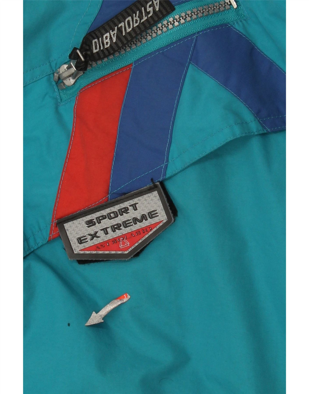 Astrolabio Ανδρικό μπουφάν σκι UK 40 Large Blue Colourblock