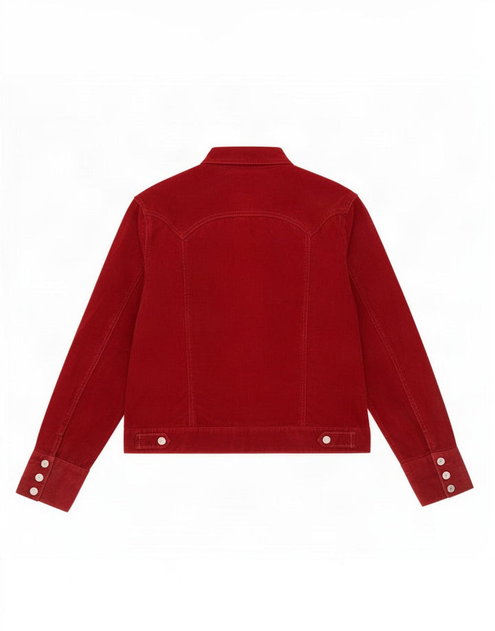Gap Γυναικείο κοτλέ μπουφάν UK 16 Large Red