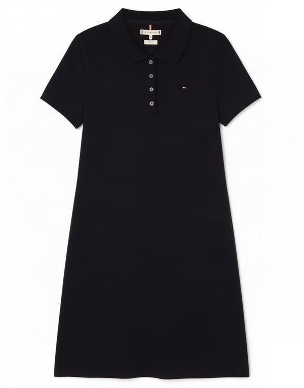 Tommy Hilfiger Γυναικείο Slim Fit Polo φόρεμα UK 18 XL Navy Blue Cotton