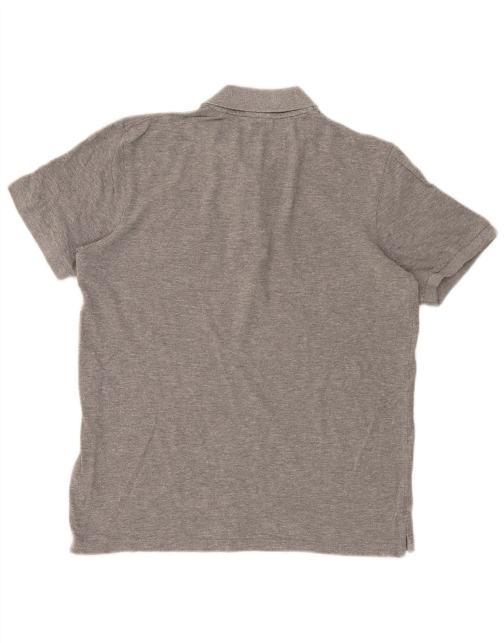 Jack & Jones Ανδρικό γραφικό μπλουζάκι πόλο, βαμβακερό μεσαίο γκρι