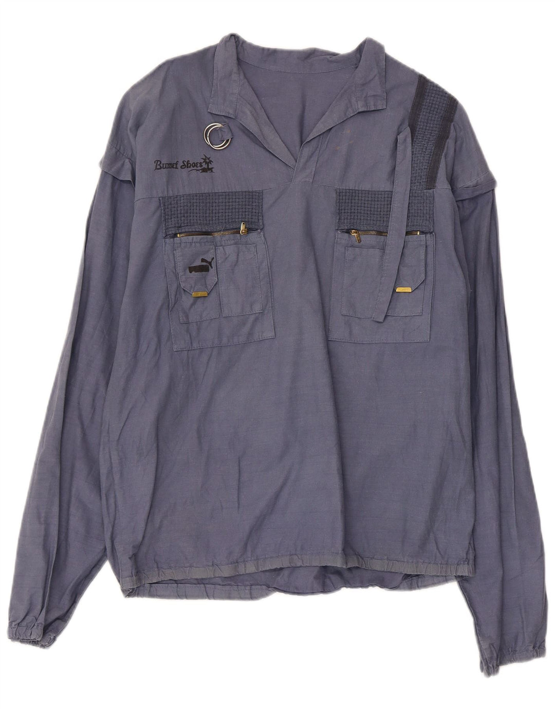 Γυναικείο πουλόβερ PUMA πουκάμισο UK 18 XL Μπλε