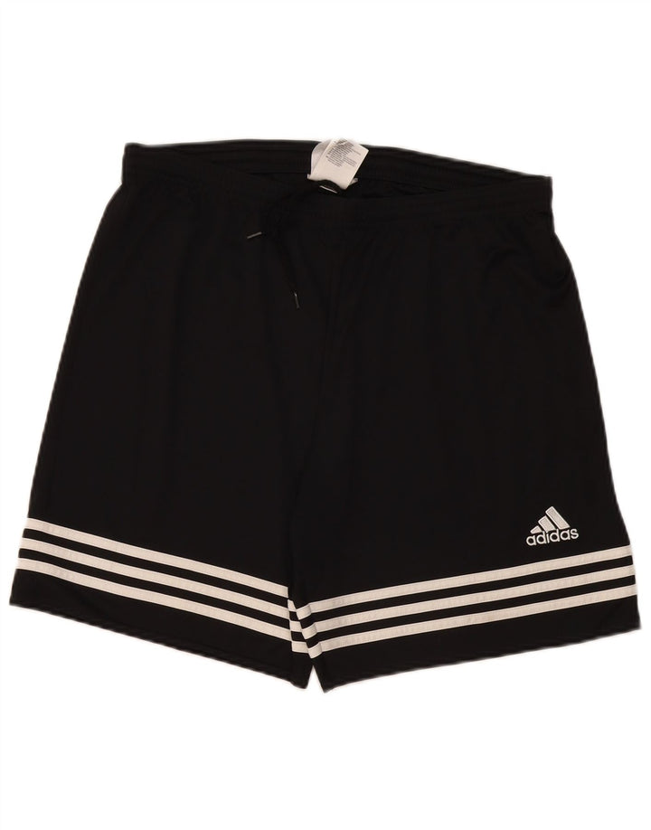 Ανδρικό σορτς Adidas Climalite Sport μεγάλο μαύρο πολυεστέρα