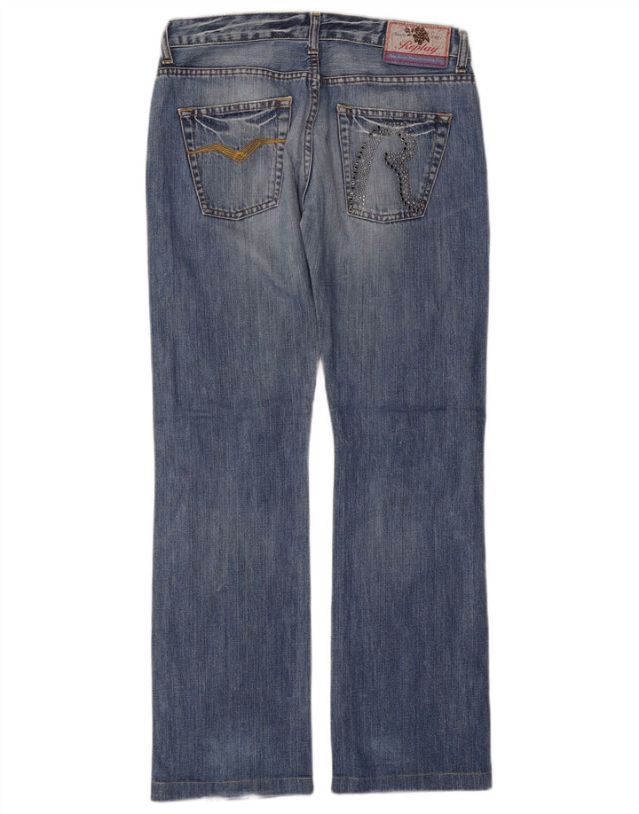 REPLAY Γυναικείο ίσιο τζιν W28 L30 Μπλε βαμβακερό