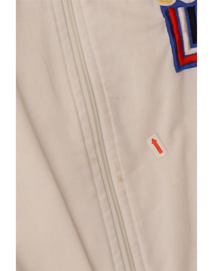Adidas Ανδρικοί Χειμερινοί Ολυμπιακοί Αγώνες 80th Graphic Bomber Jacket UK 40 Large White