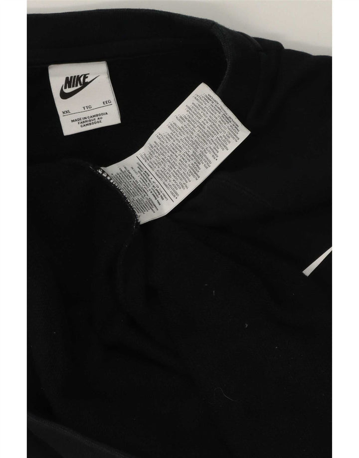 Ανδρικό γραφικό φούτερ Nike Jumper 2XL Μαύρο βαμβακερό