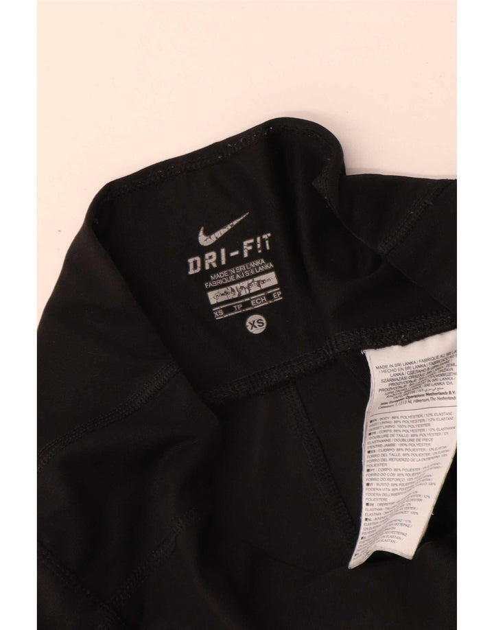 Nike Γυναικεία κολάν Dri Fit UK 6 XS Μαύρο Πολυεστέρας