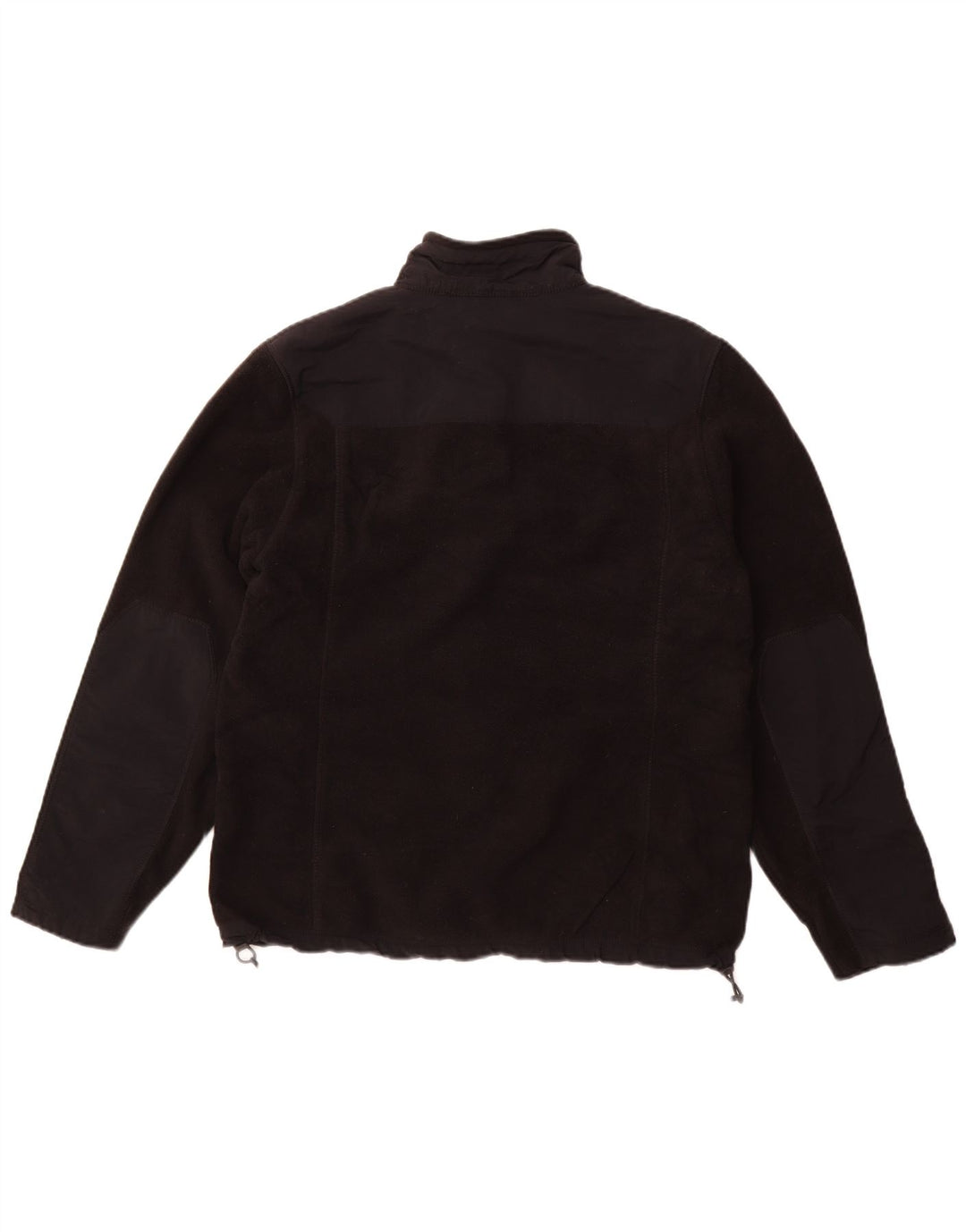 Eddie Bauer Ανδρικό Fleece Jacket UK 38 Medium Black Polyester