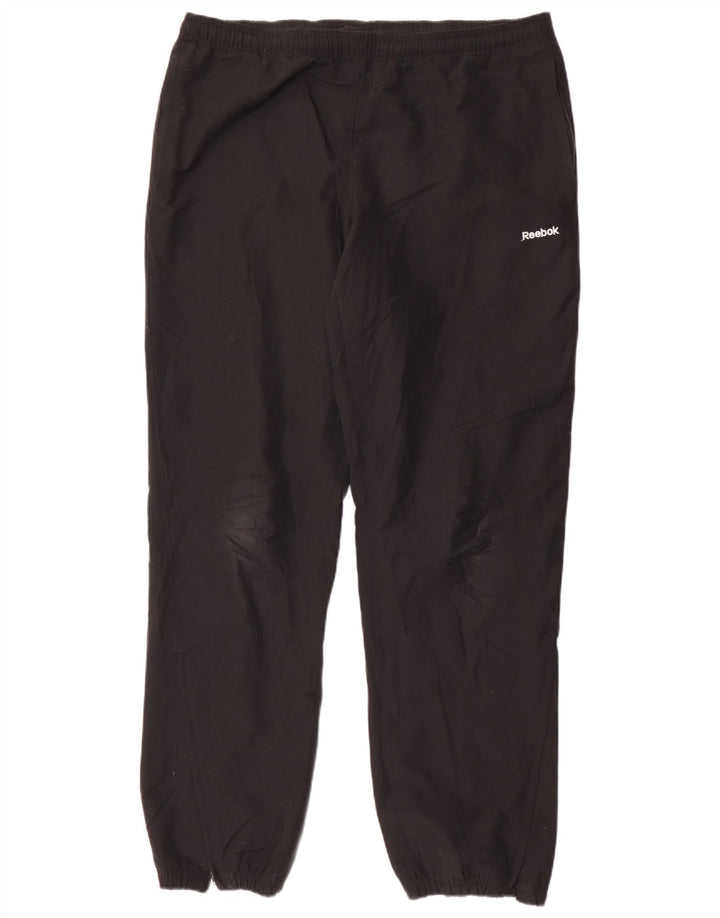 Ανδρική φόρμα Reebok Παντελόνι Joggers Μεσαίο Μαύρο Πολυεστέρα
